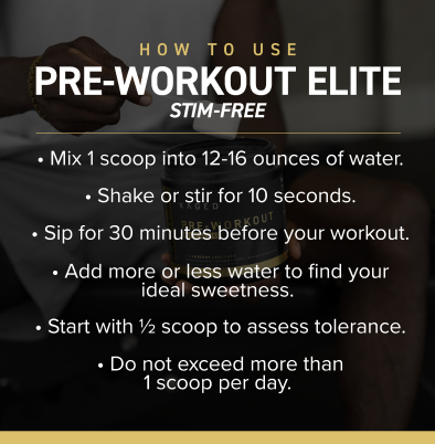 Pre-Workout Elite Stimulant Free